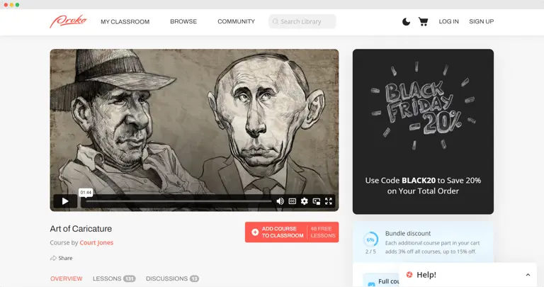Proko online course for illustrators
